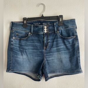 Torrid Blue Denim Jean Shorts